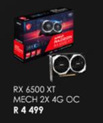 MSI RX 6500 XT Mech 2X 4G OC