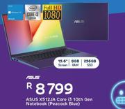 Asus X512JA Core i3 10th Gen Notebook (Peacock Blue)