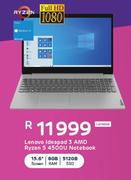 Lenovo Ideapad 3 AMD Ryzen 5 4500U Notebook