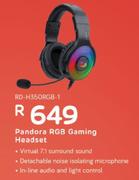 Redragon Pandora RGB Gaming Headset RD-H350RGB-1