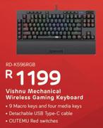 Redragon Vishnu Mechanical Wireless Gaming Keyboard RD-K596RGB