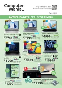 Computer Mania : Laptops, Tablets, PC's & Apple Devices (01 April - 30 April 2026) 