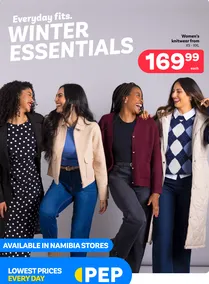 PEP Namibia : Everyday Fits. Winter Essentials (25 March - 23 April 2026)
