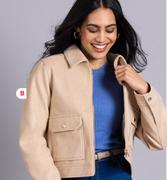 Melton Cropped Jackets From (XS-XXL)-Each