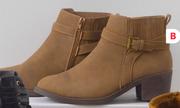 Women's Ankle Boots (Sizes 3-8)-Per Pair