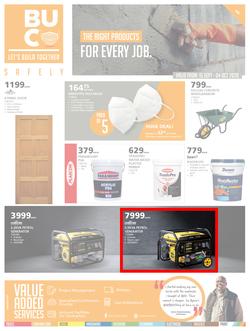 Buco Namibia : The Right Products For Every Job (15 September - 4  October 2020), page 1
