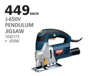 Ryobi J-650V Pendulum Jigsaw 650W-Each