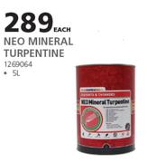 Neo Mineral Turpentine-5Ltr Each