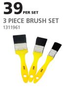 Academy 3 Piece Brush Set-Per Set