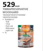 Woodgard Timbapreservative-5Ltr Each