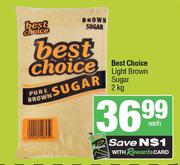 Best Choice Light Brown Sugar-2Kg