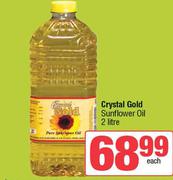 Crystal Gold Sunflower Oil-2Ltr