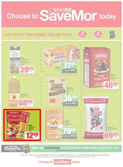SPAR SaveMor Namibia (07 August - 24 August 2025), page 1
