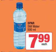 Spar Still Water-500ml