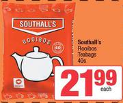 Southall's Rooibos Teabags-40's Pack