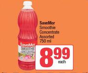 SaveMor Smoothie Concentrate Assorted-750ml