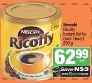 Nescafe Ricoffy Instant Coffee (Excl. Decaf)-250g
