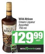 Wild African Cream Liqueur Assorted-750ml