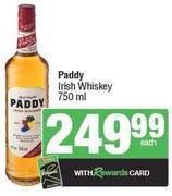 Paddy Irish Whisky-750ml