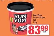 Yum Yum Peanut Butter Tub-1Kg