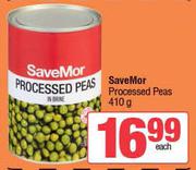 SaveMor Processed Peas-410g