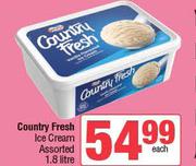 Country Fresh Ice Cream Assorted-1.8Ltr