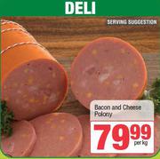 Bacon And Cheese Polony-Per Kg