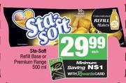 Sta-Soft Refill (Base Or Premium Range)-500ml Each