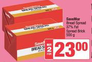 SaveMor Bread Spread 37% Fat Spread Brick-For 2 x 500g