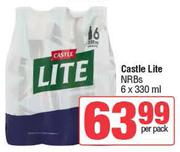 Castle Lite NRBs-6 x 330ml Per Pack