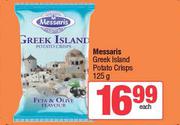 Messaris Greek Island Potato Crisps-125g