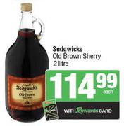 Sedgwicks Old Brown Sherry-2Ltr
