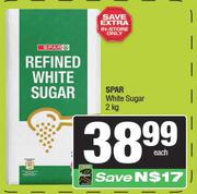 Spar White Sugar-2kg