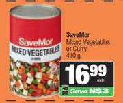 SaveMor Mixed Vegetables or Curries-410g Each
