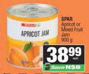 Spar Apricot Or Mixed Fruit Jam-900g Each