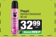 Playgirl Aerosol Deodorant-90ml