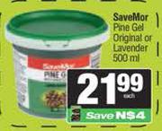 Savemor Pine Gel Original Or Lavender-500ml