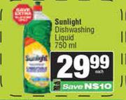 Sunlight Dishwashing Liquid-750ml