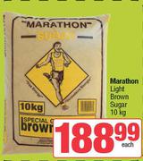 Marathon Light Brown Sugar-10Kg Each