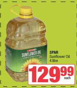 Spar Sunflower Oil-4L Each