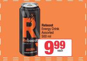 Reboost Energy Drink Assorted-500ml Each