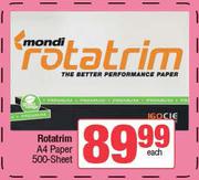 Mondi Rotatrim A4 Paper 500 Sheet-Each