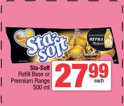Sta Soft Refill Base Or Premium Range-500ml Each