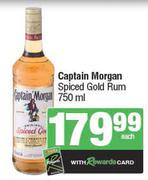 Captain Morgan Spiced Gold Rum-750ml