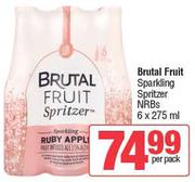 Brutal Sparkling Spritzer NRBs-6 x 275ml Per Pack