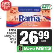 Rama Original Margarine Brick-500g Each