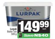 Lurpak Butter Tub-500g