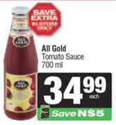 All Gold Tomato Sauce-700ml
