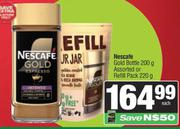 Nescafe Gold Bottle 200g Assorted Or Refill Pack 220g-Each