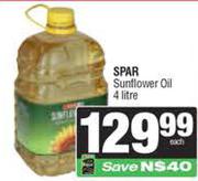 Spar Sunflower Oil-4Ltr